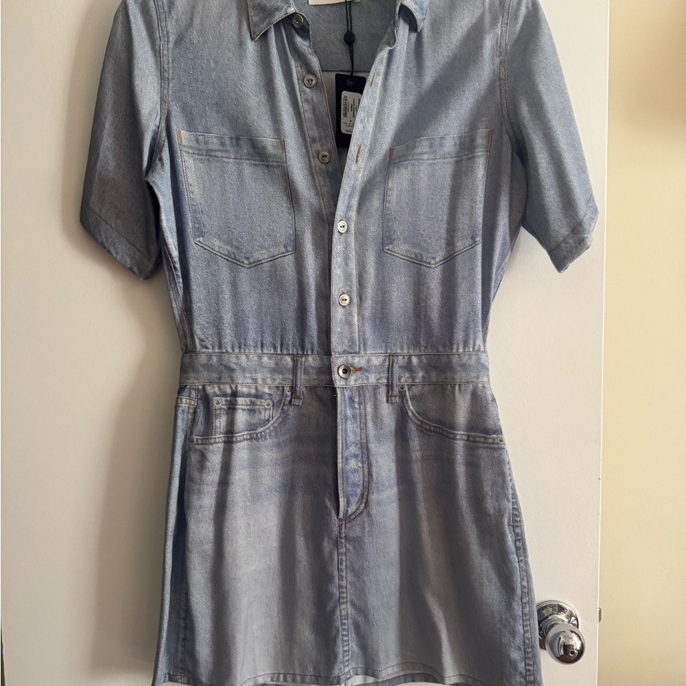 Rag & Bone Blue Denim Dress - Picture 3 of 7